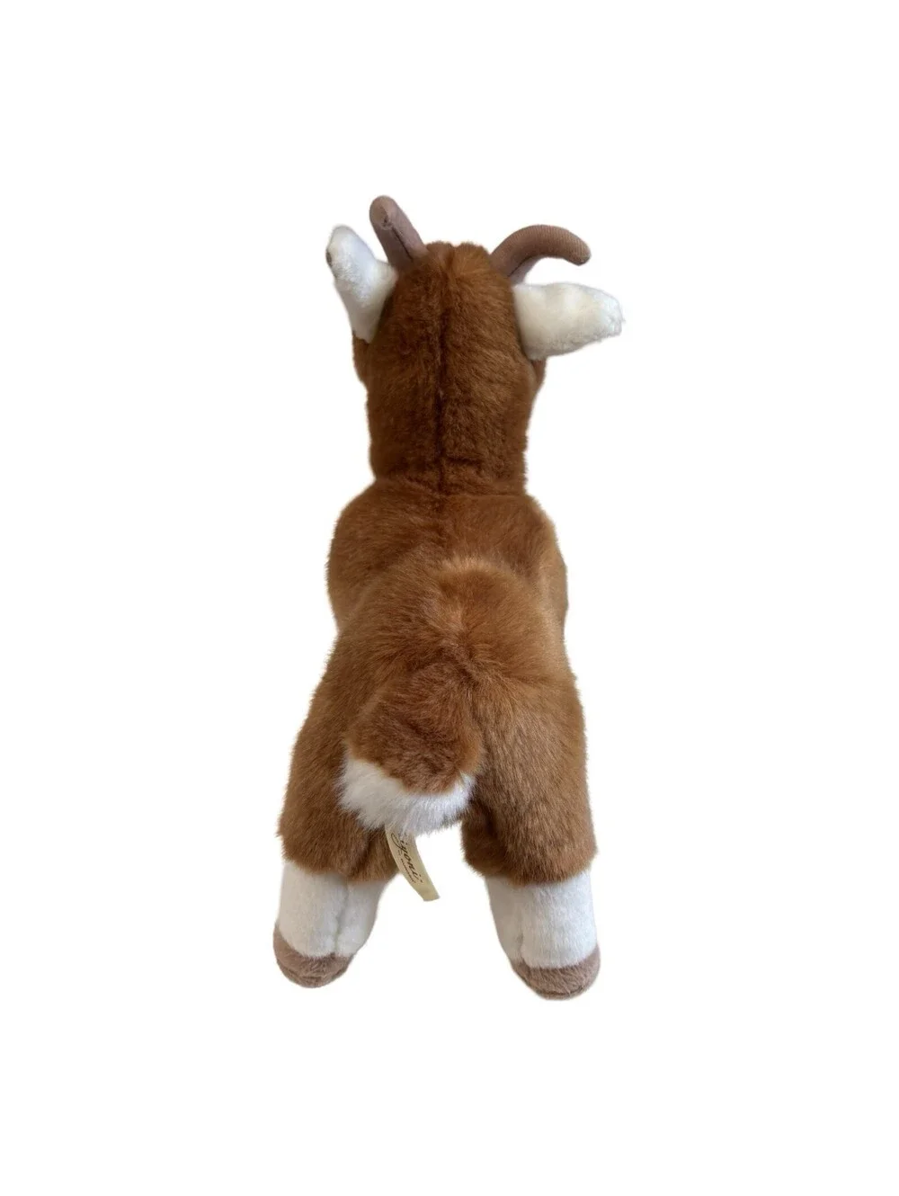 2024 Aurora Miyoni Brown Goat 10-Inch Plush Stuffed Animal Toy